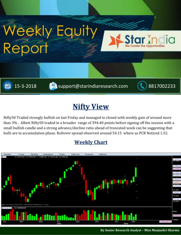 Weekly Equity Market Report