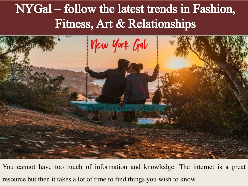 nygal follow the latest trends in fashion fitness