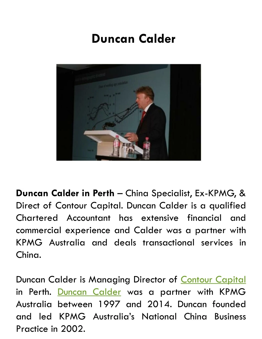 duncan calder