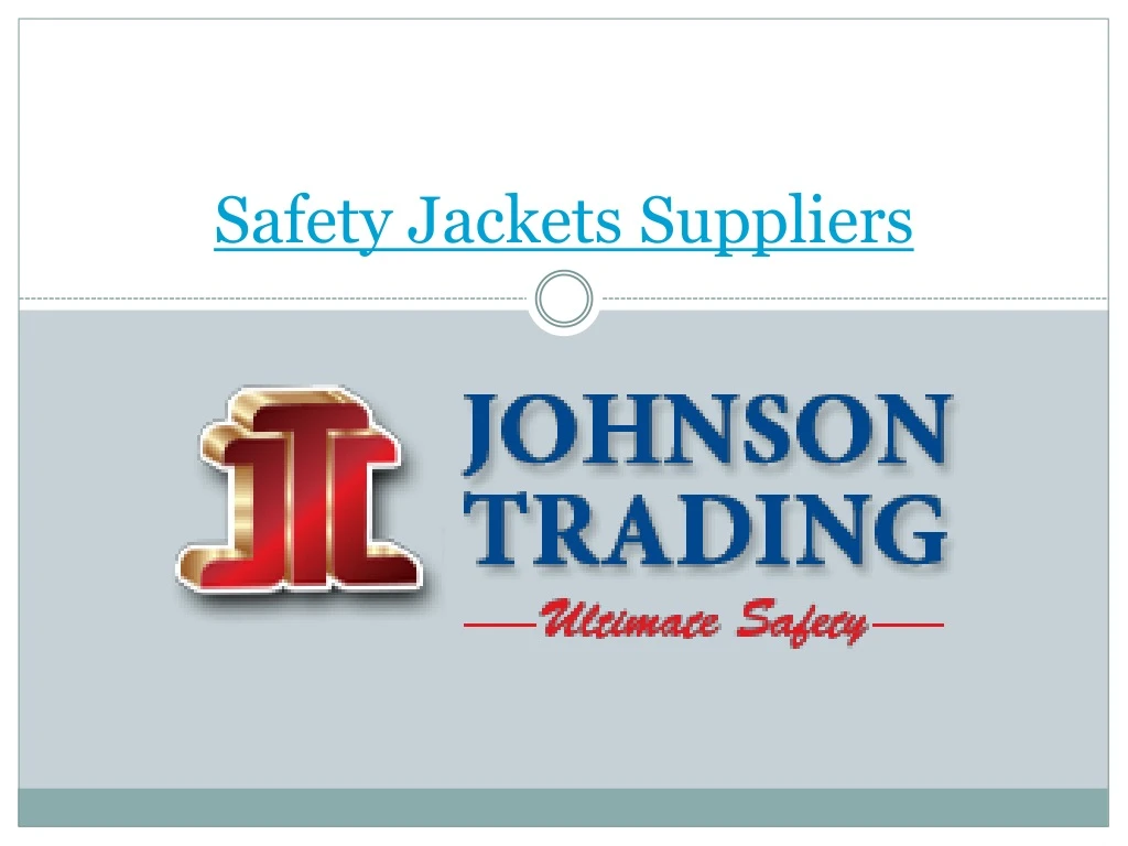 safety jackets suppliers