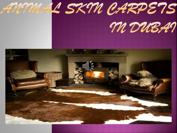 Animal Skin Carpets in dubai