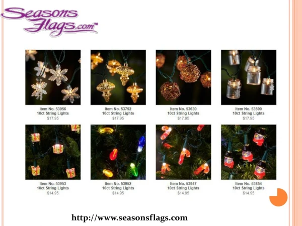 String Lights at .seasonsflags.com