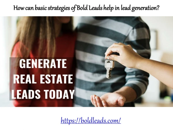 How can basic strategies of Bold Leads help in lead generation?