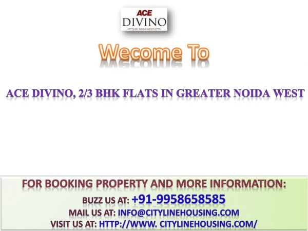 Ace Divino, Greater Noida West Floor Plan