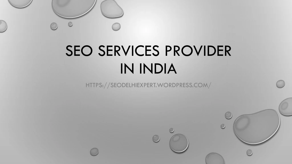 seo services provider in india