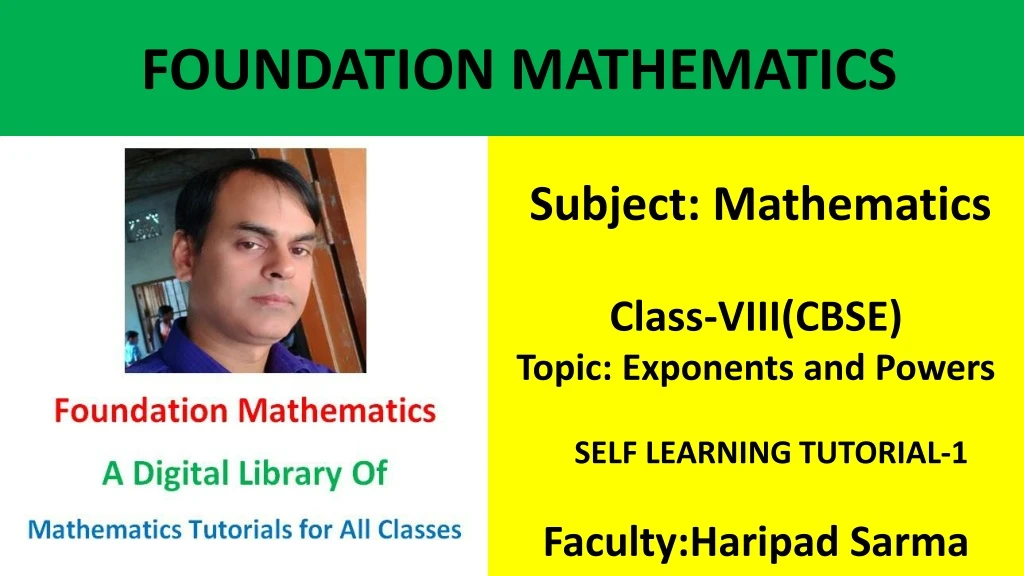 foundation mathematics