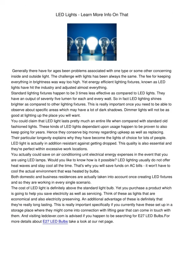 led lights learn more info on that