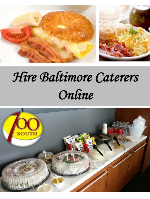 Hire Baltimore Caterers Online