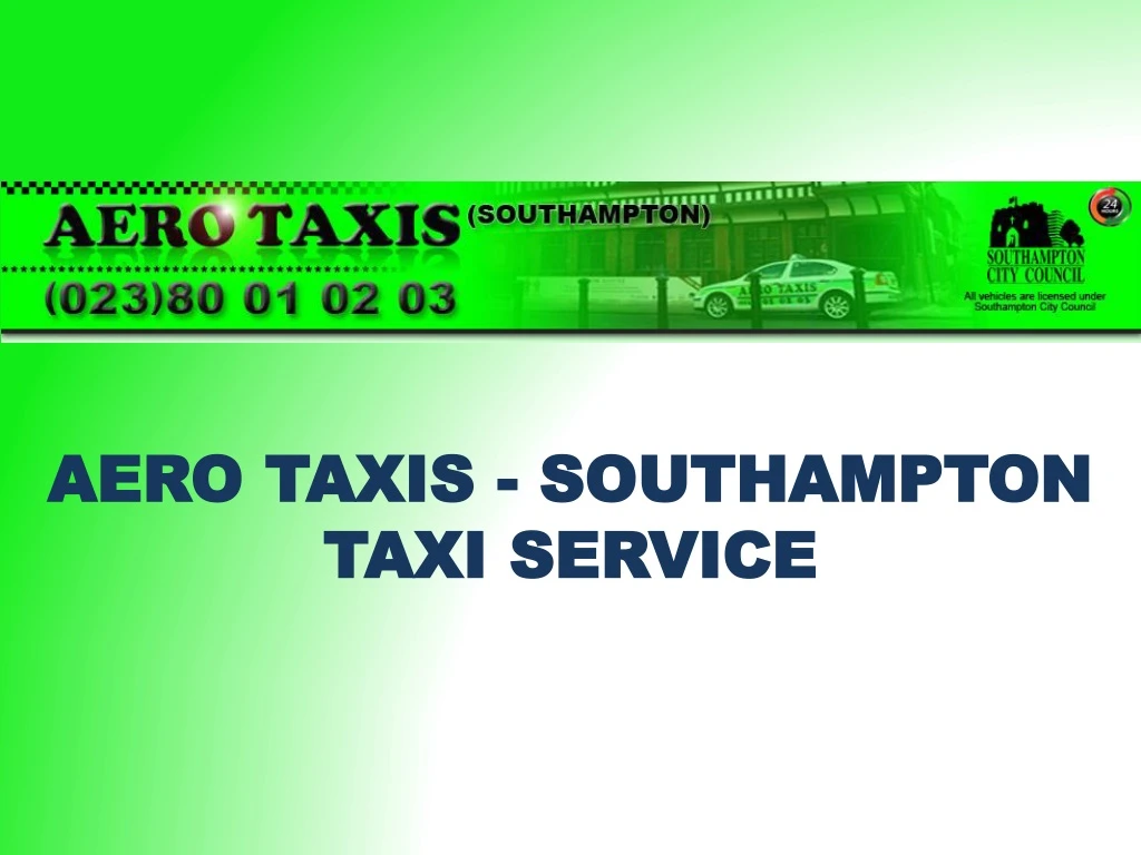 aero taxis southampton taxi service