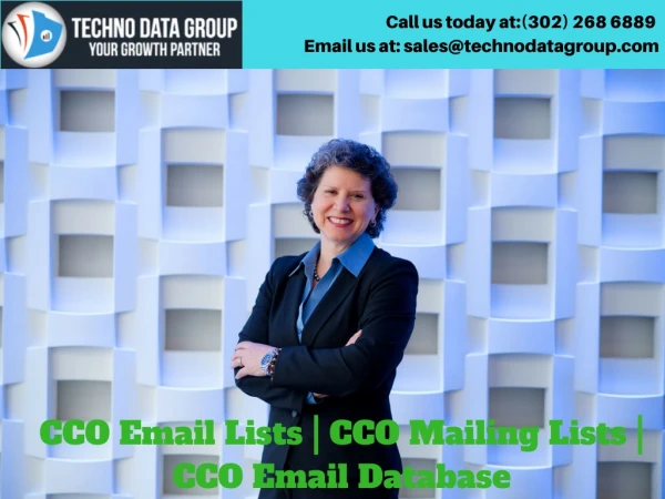 CCO Email Lists | CCO Mailing Lists | CCO Email Database