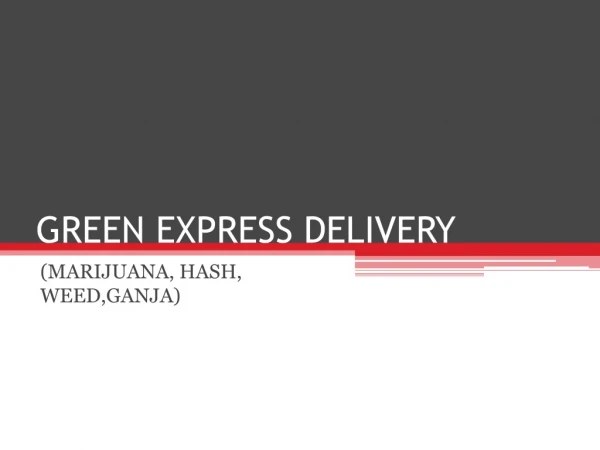 Greens Express Delivery - Online Dispensary Canada