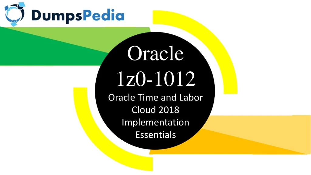 oracle 1z0 1012 oracle time and labor cloud 2018