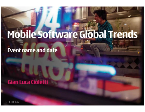 Mobile Software Global Trends 050109