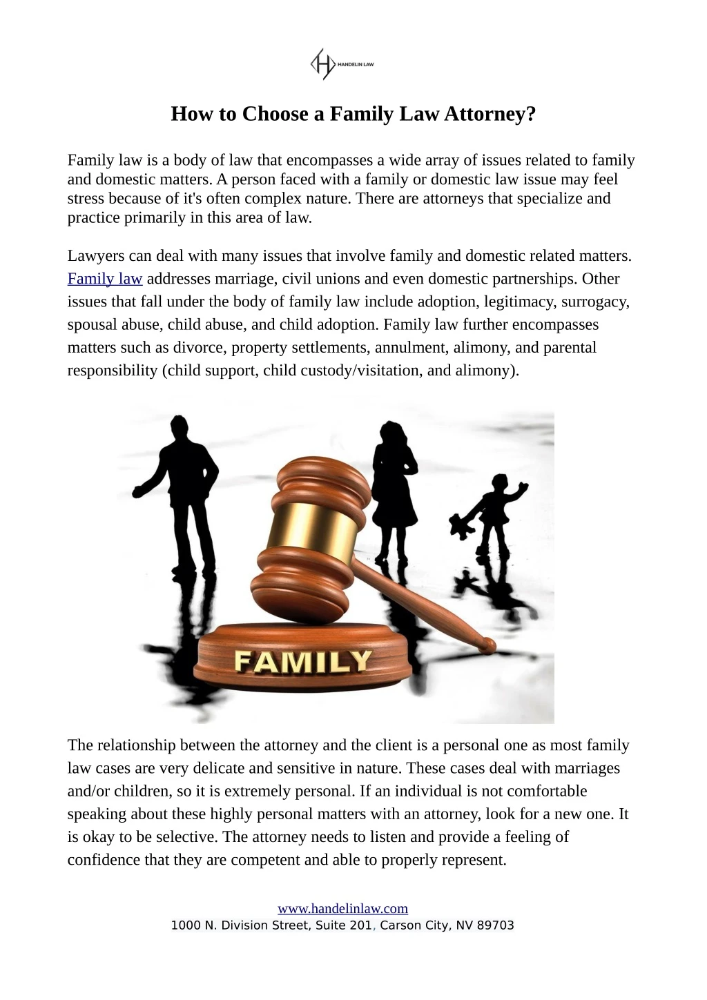 how to choose a family law attorney