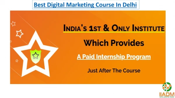 Enroll now in the Digital Marketing Course in Delhi for a rewarding future.
