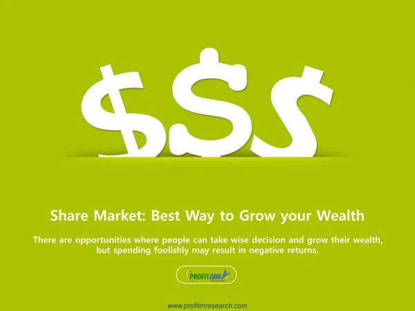 Share Market: Best Way to Grow your Wealth