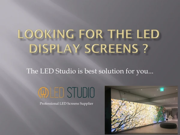 High Resolution Indoor & Outdoor LED Display Screens