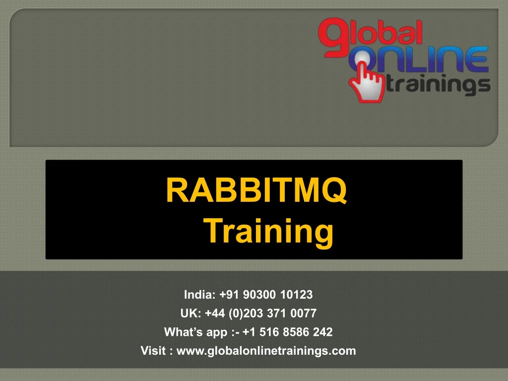 rabbitmq training