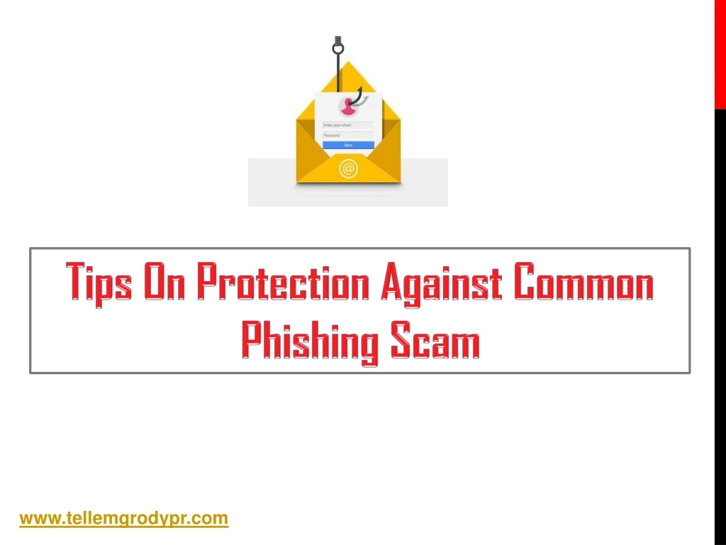 tips on protection against common phishing scam