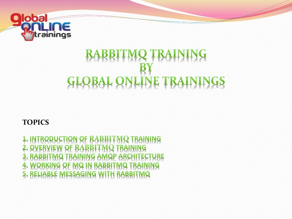rabbitmq training by global online trainings