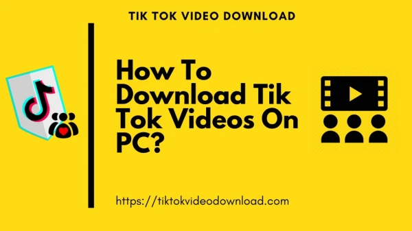 Tik Tok Video Downloader Available Online For PC