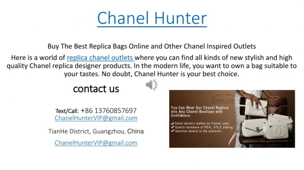 chanel hunter