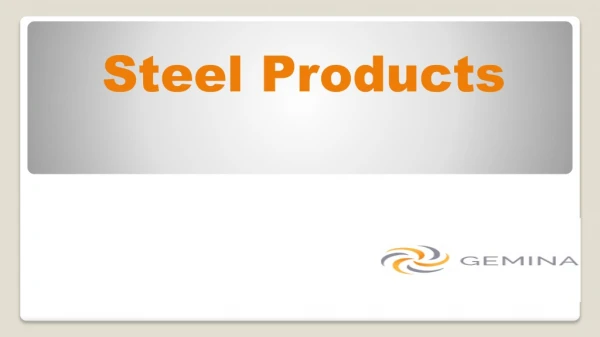 Steel Products