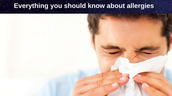 Allergy treatments