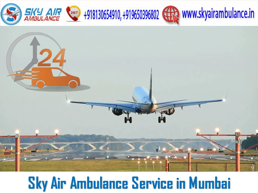 sky air ambulance service in mumbai