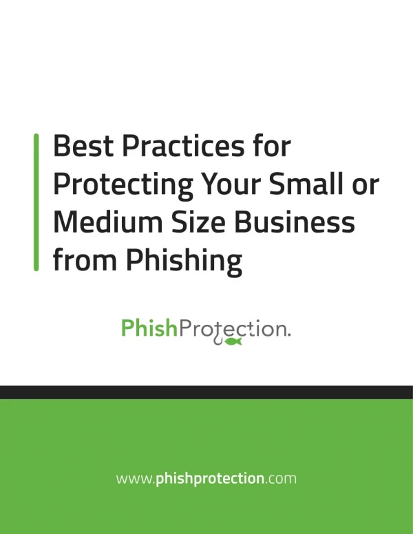 Best Practices for Protecting Your Small or Medium Size Business from Phishing