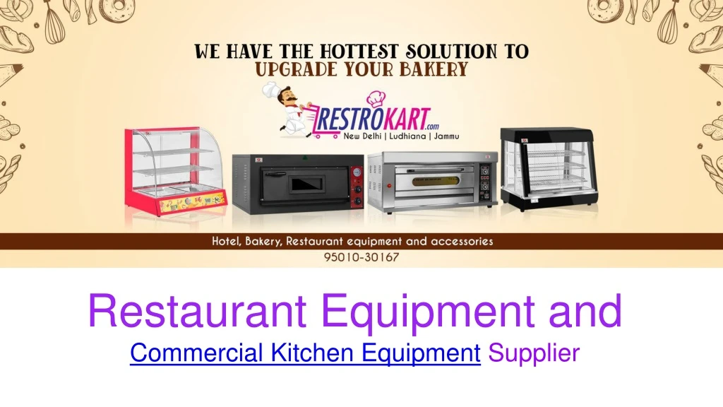 restaurant equipment and commercial kitchen
