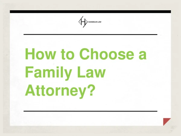 How to Find a Good Family Law Attorney?