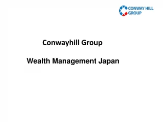 Wealth Management Japan | Conwayhill Group