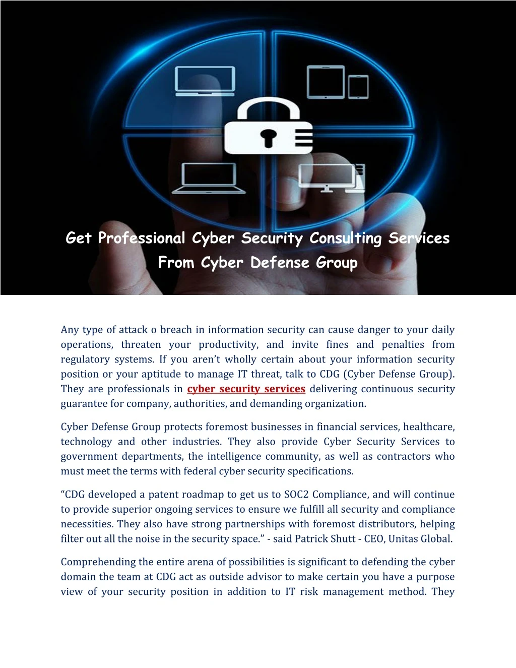 get professional cyber security consulting