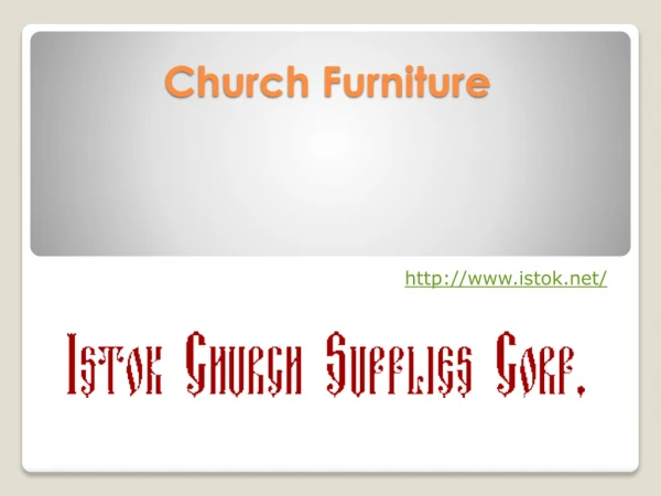 Four Must-Have Furniture Items to Consider While Outfitting an Orthodox Church