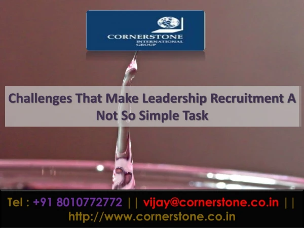 Challenges That Make Leadership Recruitment A Not So Simple Task