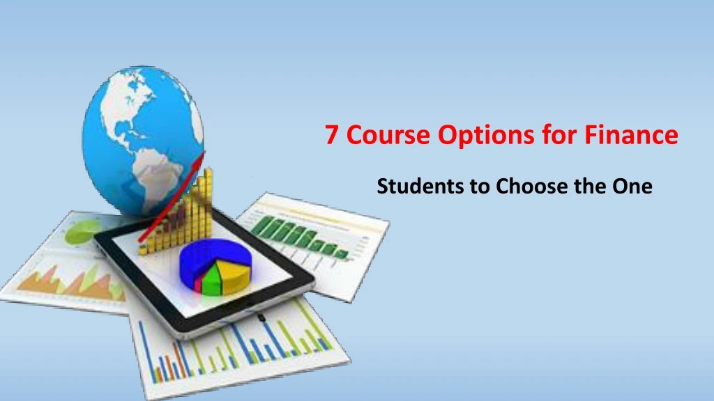 7 course options for finance