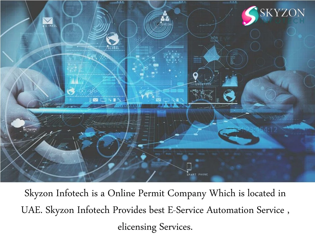 skyzon infotech is a online permit company which