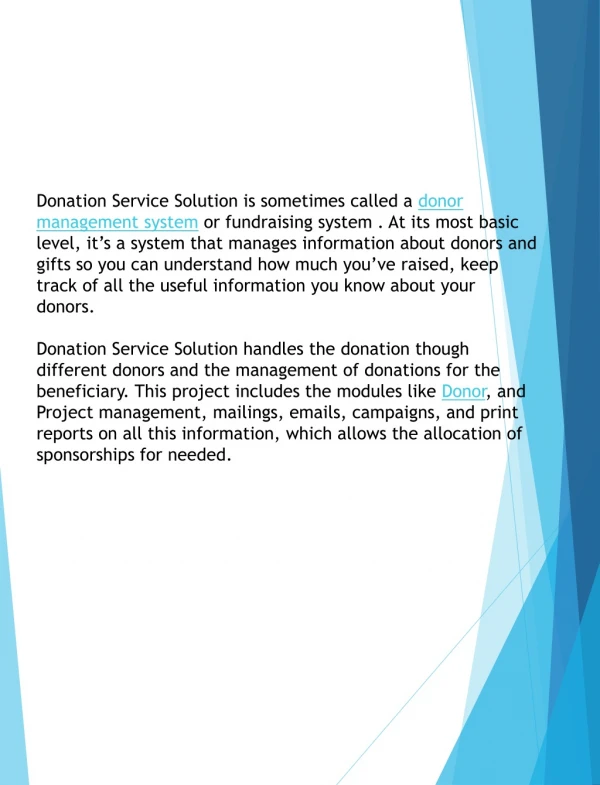 Nonprofits Donor Management System, Donor Management Software