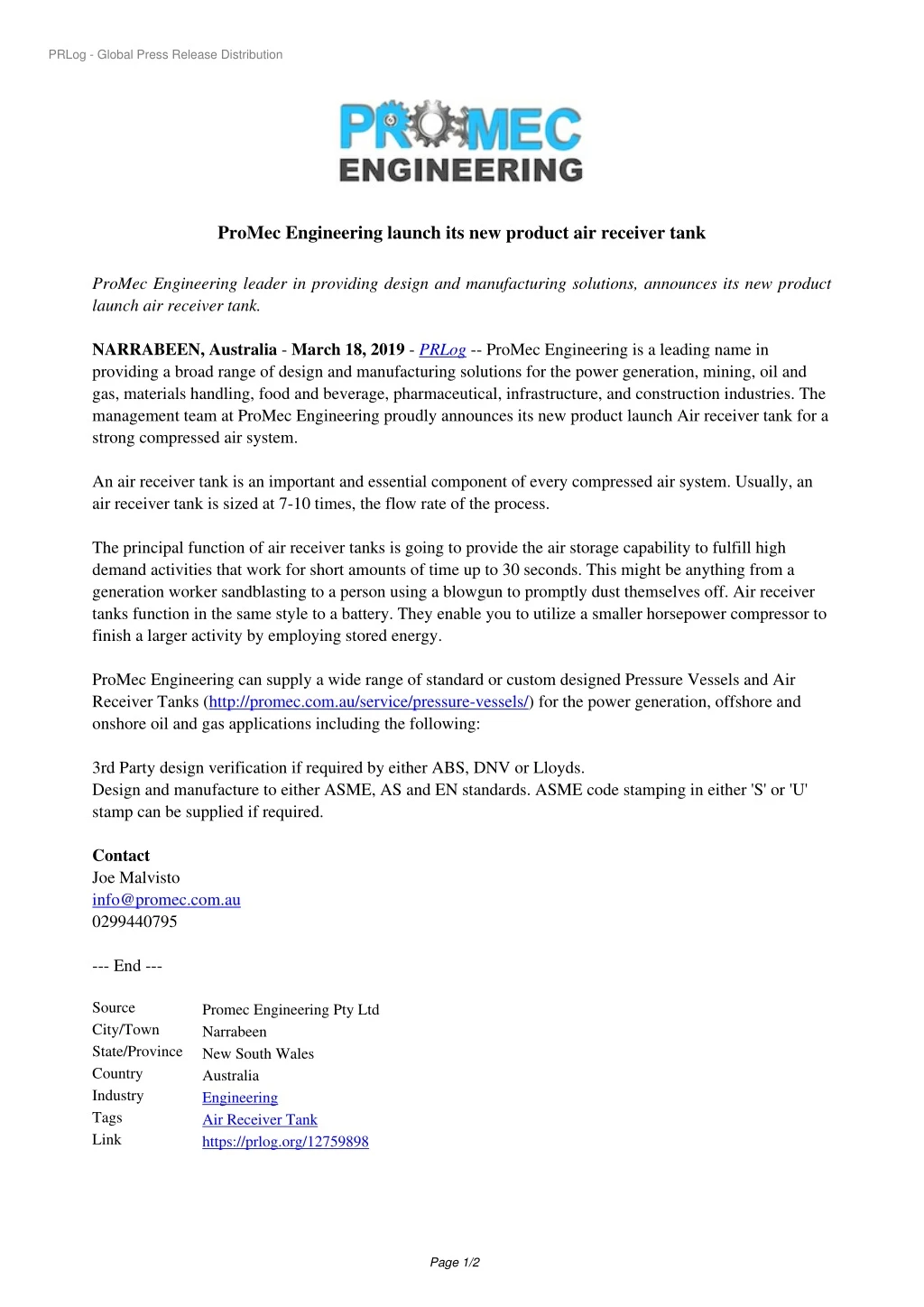 prlog global press release distribution