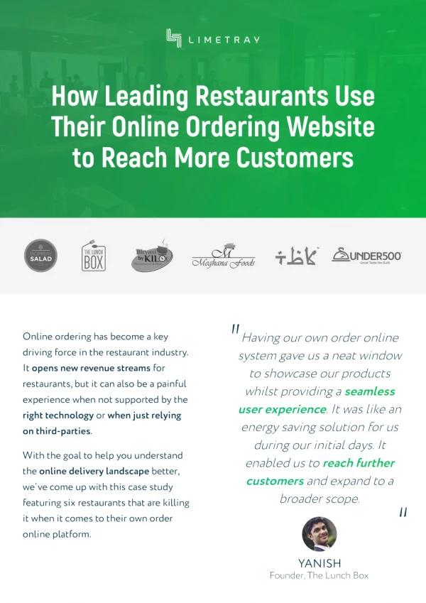 How Leading Restaurants Use Their Online Ordering Website to Reach More Customers.