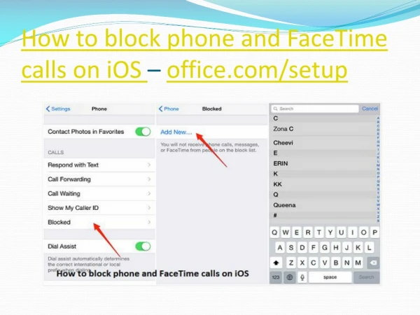 How to block phone and FaceTime calls on iOS