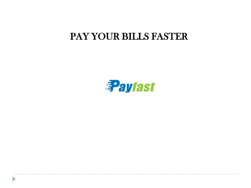 pay your bills faster