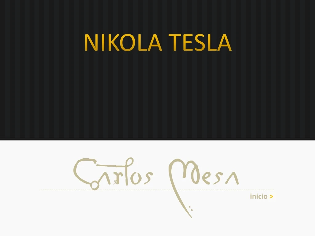 nikola tesla