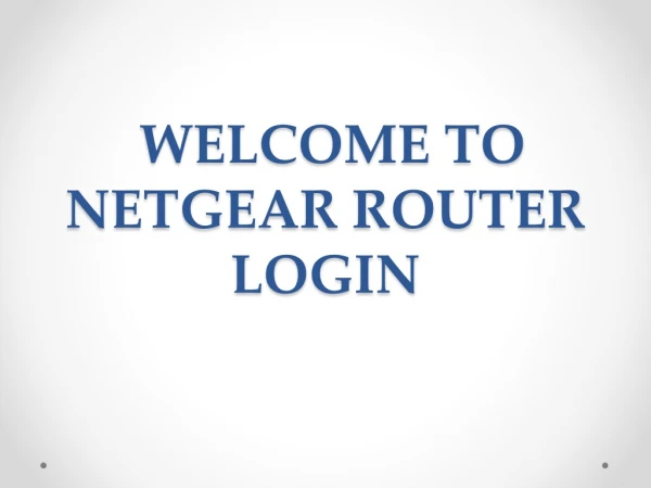 how to configure Netgear Router Login