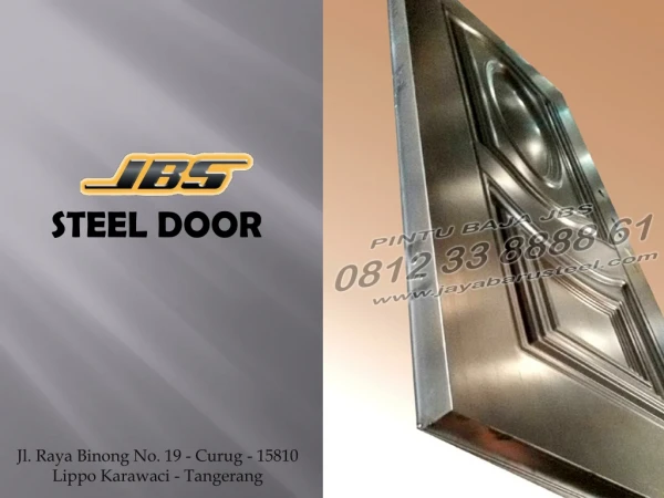 0812-3388-8861 (JBS), Perusahaan Steel Door Tangerang, Model Pintu Plat Baja Tangerang, Pintu Sorong Baja,