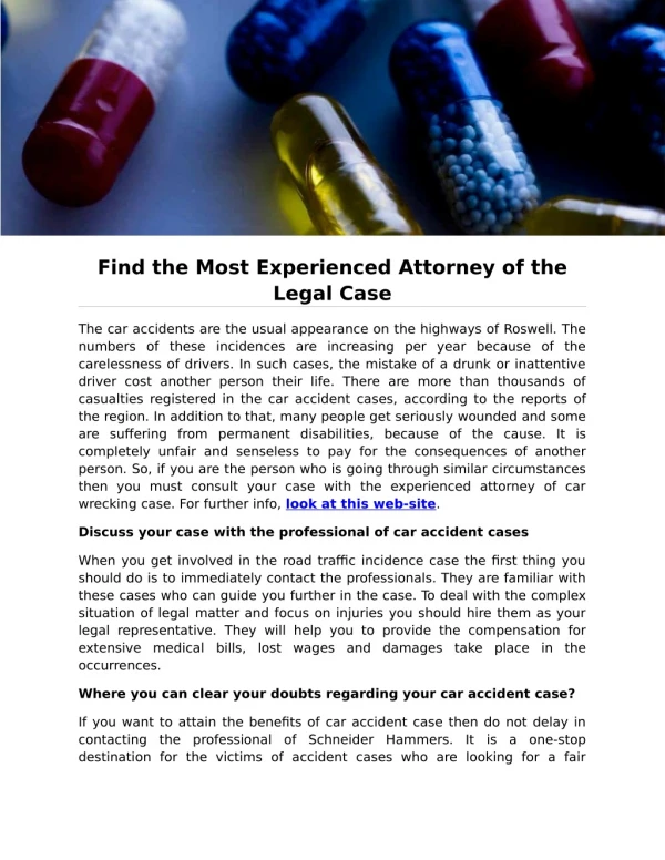 Find the Most Experienced Attorney of the Legal Case