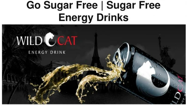 Go Sugar Free | Sugar Free Energy Drinks