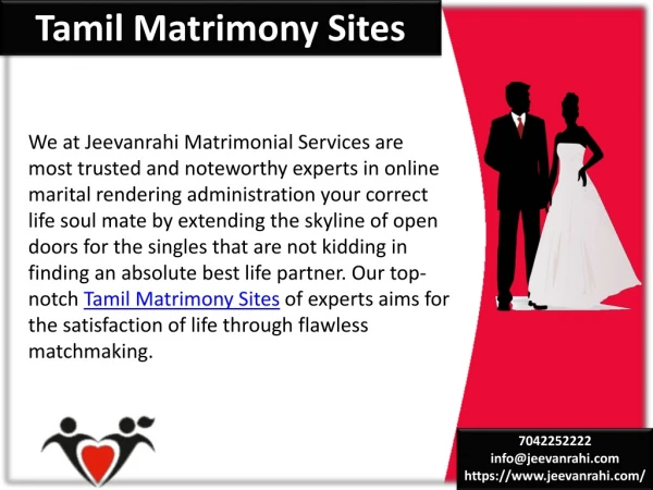 Tamil Matrimony Sites | Telugu Matrimony Sites | Jeevanrahi
