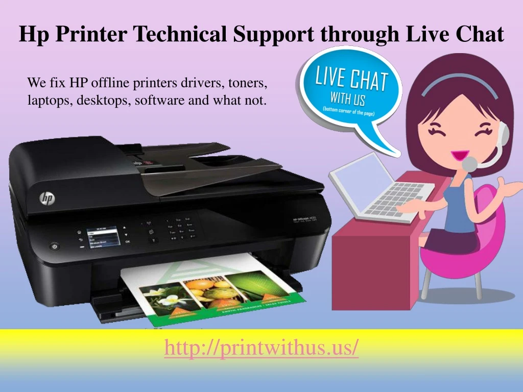 hp printer technical support through live chat
